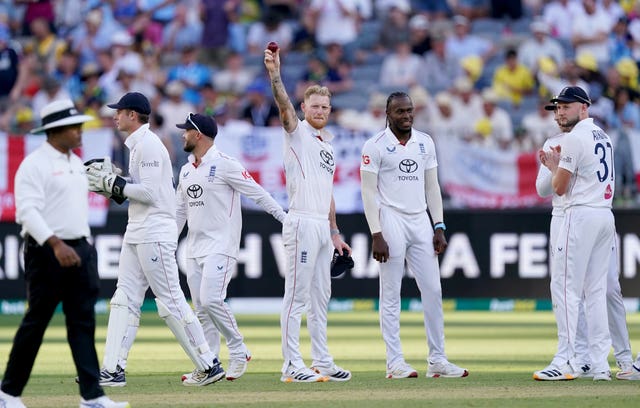 Ben Stokes celebrates his five-wicket haul