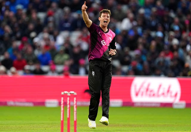 Matt Henry starred for Somerset (Mike Egerton/PA)