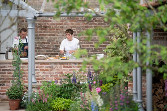 The Savills Garden, the show's first working kitchen garden