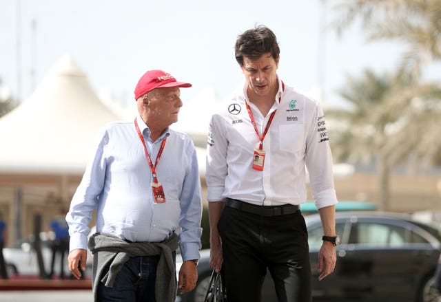 Lauda was non-executive chairman of Mercedes