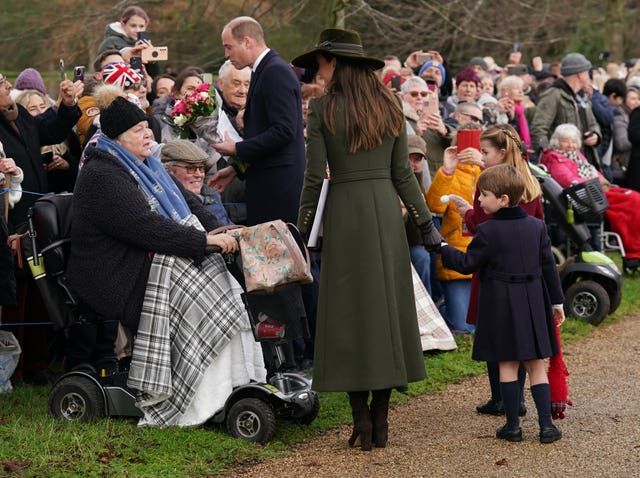 The royals attend the Christmas Day church service at Sandringham