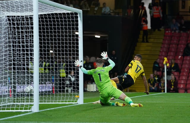 Ashley Fletcher scores Watford's winner