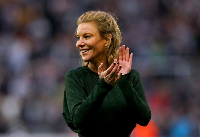 Newcastle co-owner Amanda Staveley has thrown her wait behind the women's team