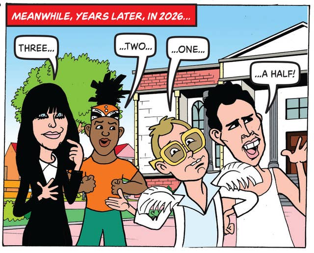 Claudia Winkleman, KSI, Elton John and Freddie Mercury are featured in the special anniversary edition 