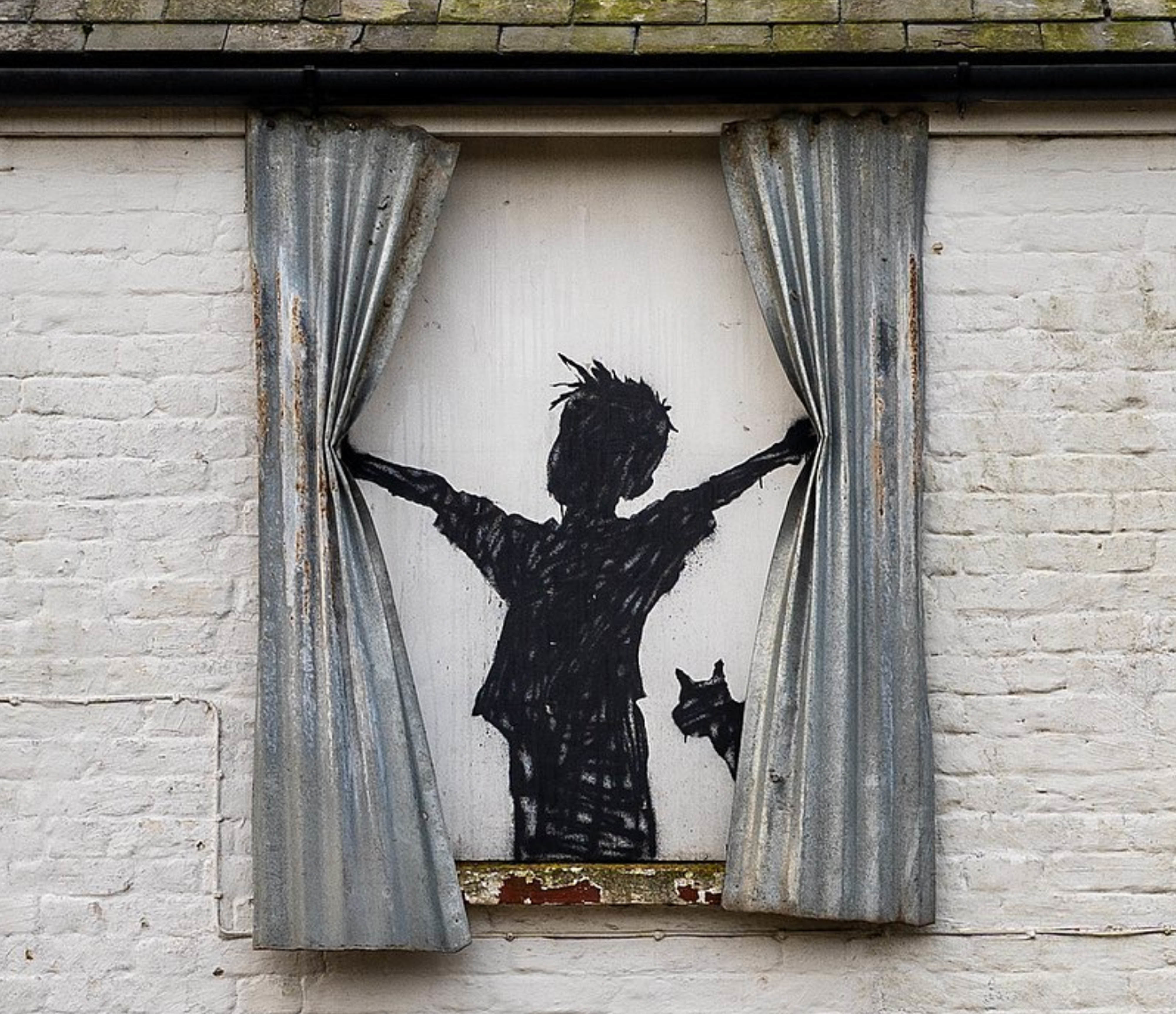 New Banksy Artwork Appears On Derelict Farm Building Before Being ...