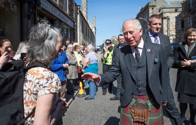 Royal visit to Aberdeenshire