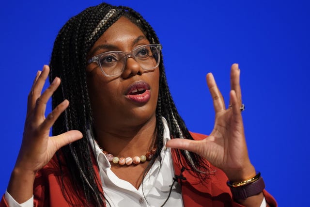 Kemi Badenoch is a former equalities minister (Jacob King/PA)