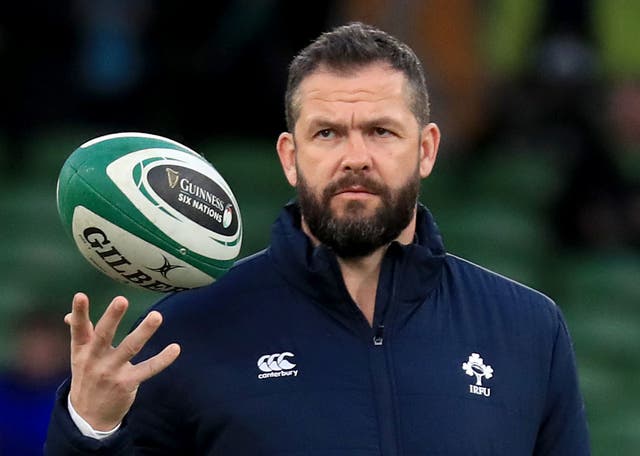 Andy Farrell will take charge of Ireland for only the second time this weekend 