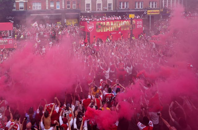 Arsenal Premier League Winner's Parade