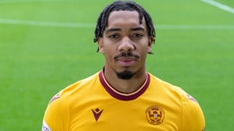 Theo Bair was on target for Motherwell (Jeff Holmes/PA)