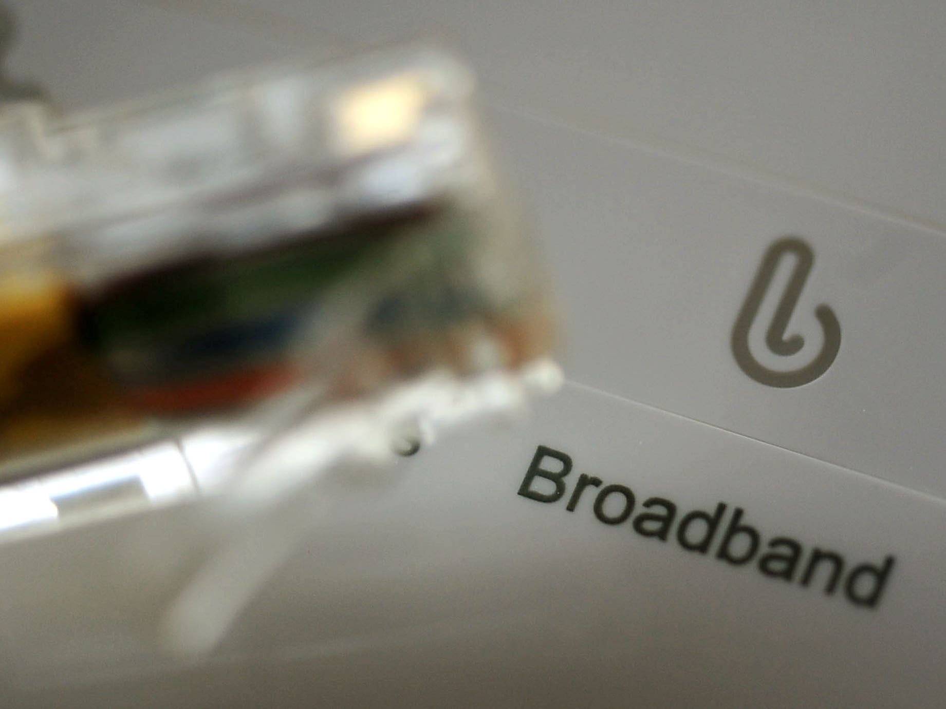 A broadband router and cable