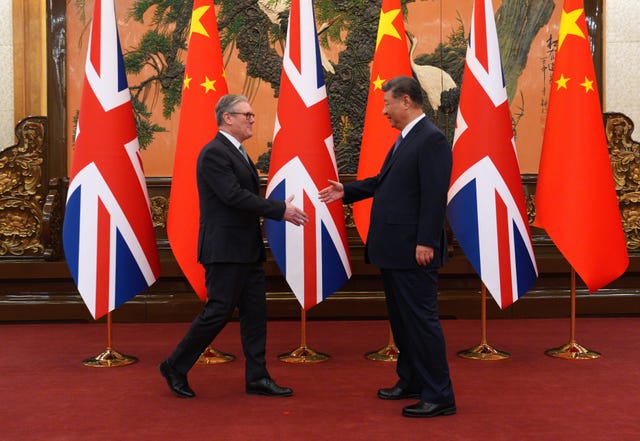 Sir Keir Starmer visit to China