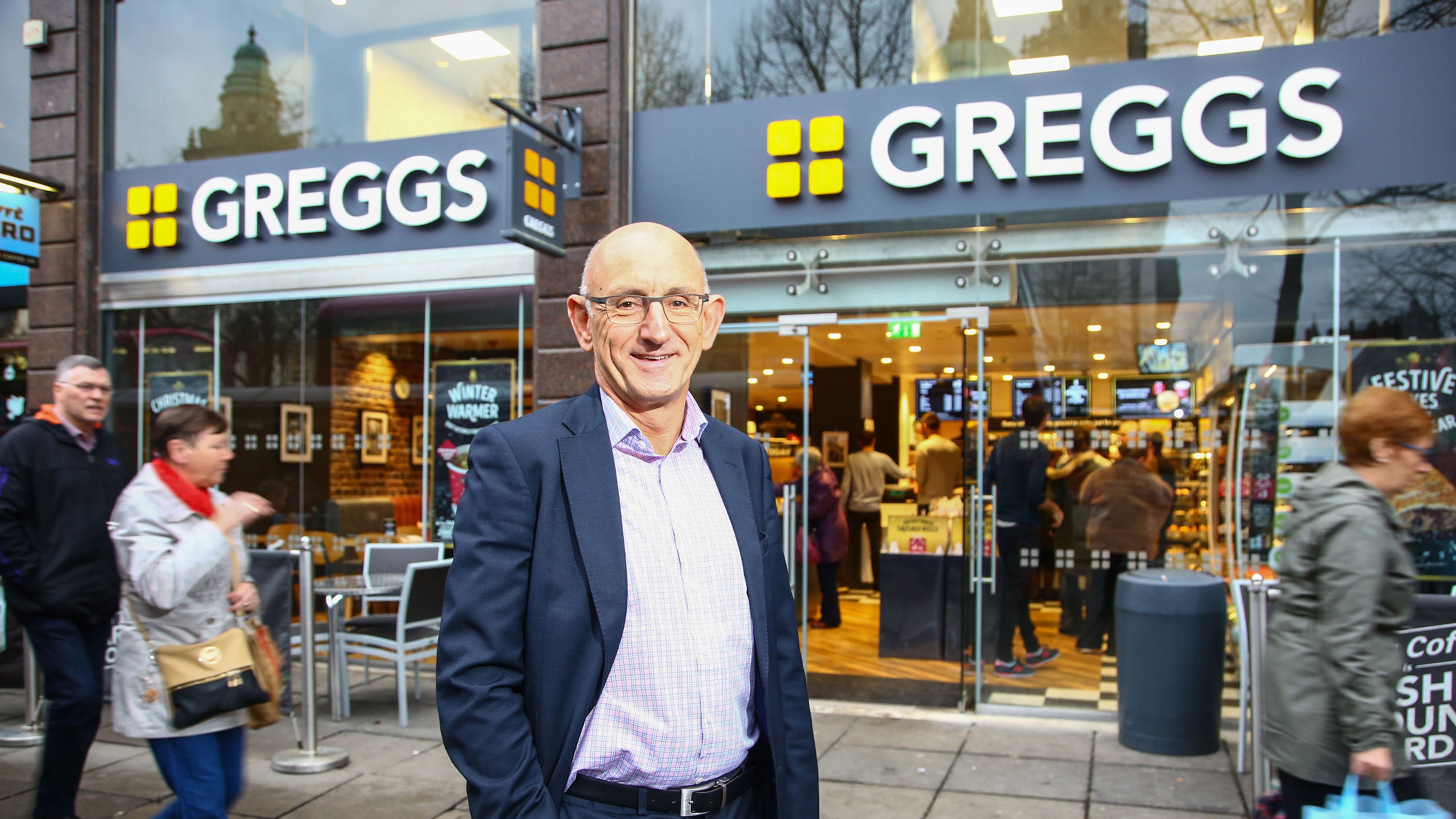 Greggs boss Roger Whiteside