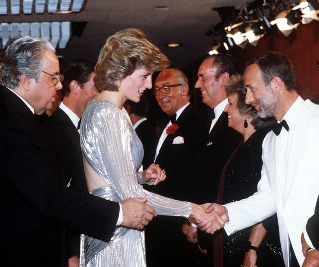 Diana at Bond premiere