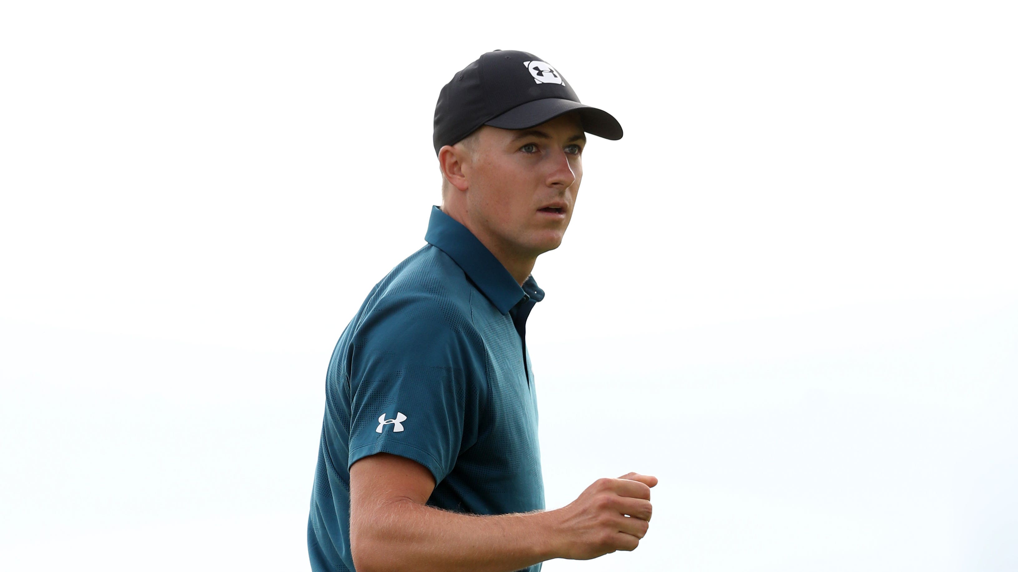 Jordan Spieth in on a good course to retain his trophy