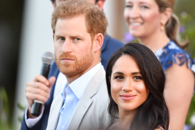 Meghan and Harry will formally step down as senior royals from Tuesday. Mark Large/Daily Mail