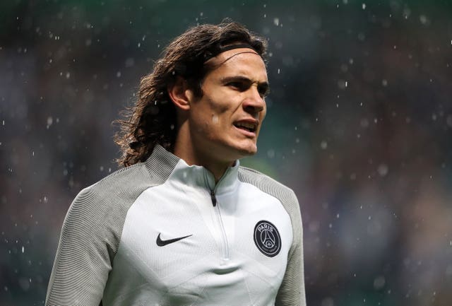 Paris Saint-Germain's Edinson Cavani 