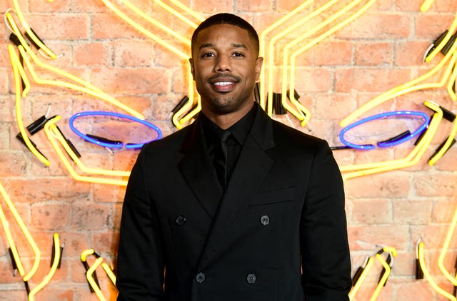 Michael B. Jordan attending The Black Panther European Premiere (Ian West/PA)