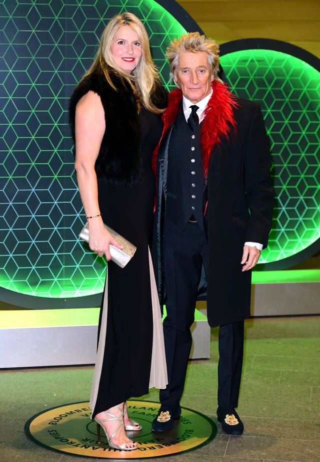 Penny Lancaster and Sir Rod Stewart