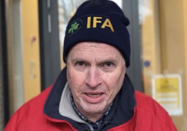 National treasurer of the Irish Farmers’ Association Patrick McCormick