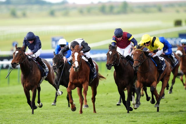 Elmalka (right) swoops fast and late