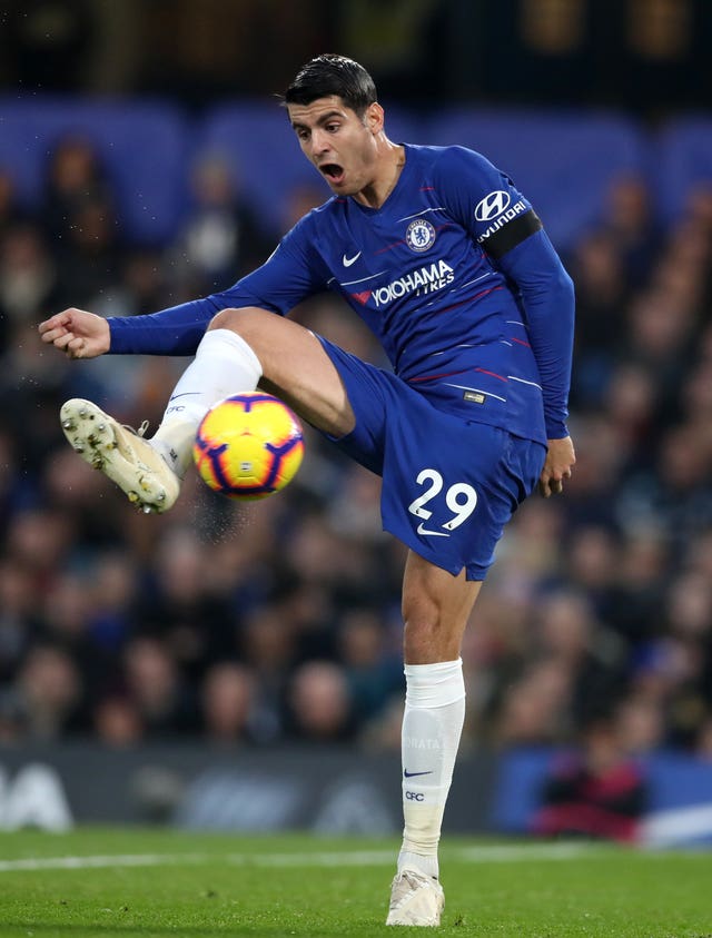 Alvaro Morata could start up front for Chelsea against Southampton