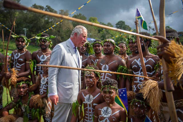 Royal visit to Solomon Islands