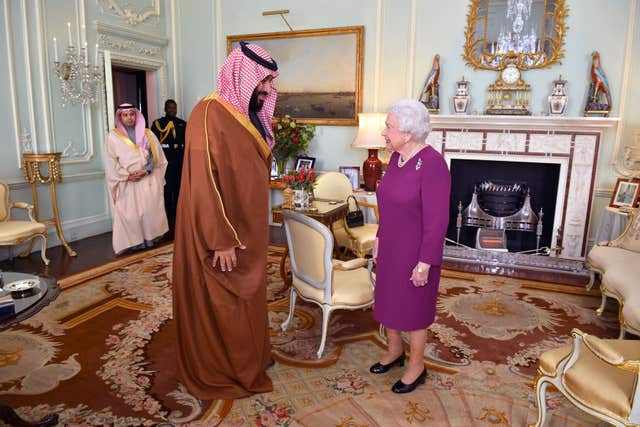 The Queen and the Saudi Crown Prince