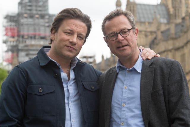 Jamie Oliver and Hugh Fearnley-Whittingstall