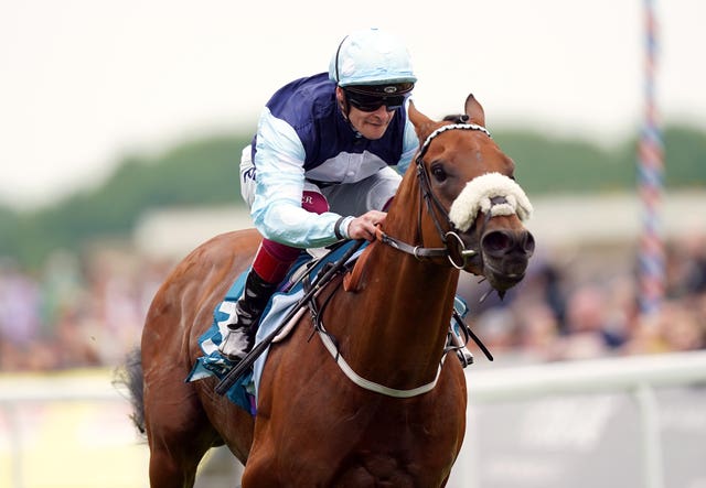 Regional winning the first race at York on Thursday