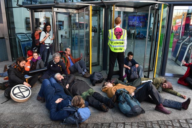 Anti-fracking protest