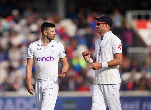 England are likely to drop one or both of Mark Wood, left, and James Anderson in Ranchi (Martin Rickett/PA)