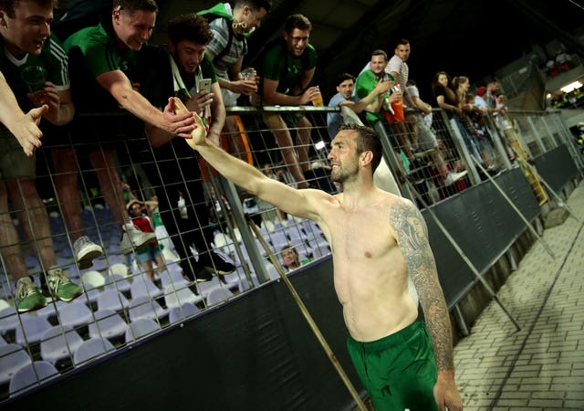 Republic of Ireland defender Shane Duffy has been targeted on social media