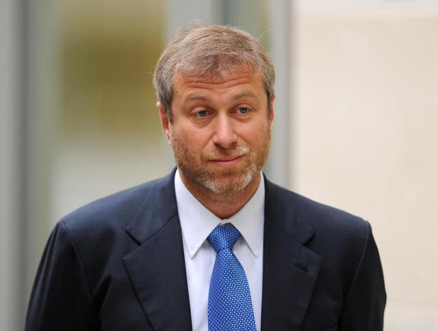 The UK assets of Roman Abramovich were frozen by the Government on March 10