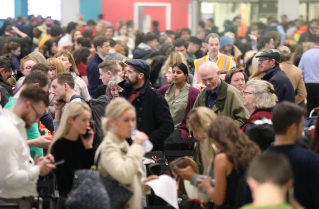 Passengers stranded at Gatwick