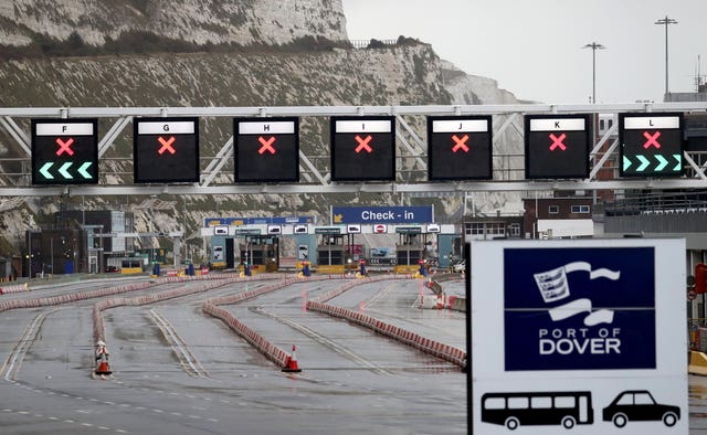 Check-in at the Port of Dover 