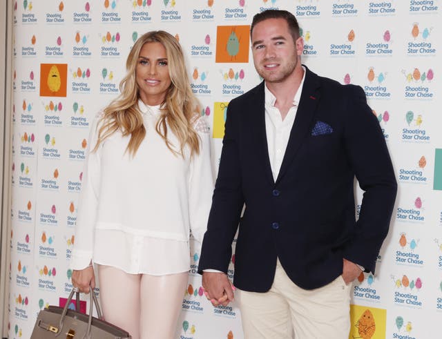 Katie Price and then-husband Kieran Hayler (PA)
