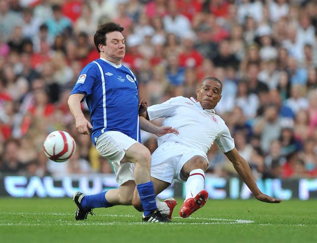 Walker played for England during Soccer Aid and came up against the likes of comedian Mike Myers. 