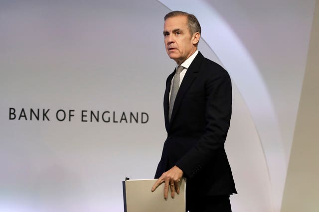 Governor of the Bank of England, Mark Carney