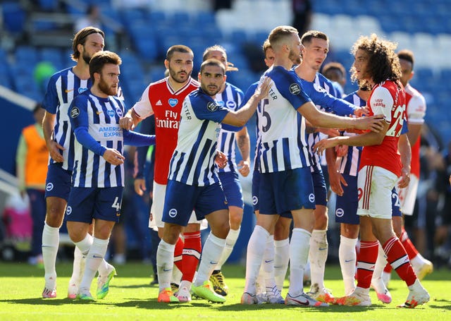 Tempers frayed at full time 