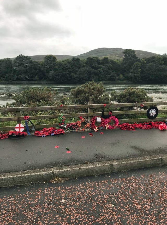 Narrow Water Massacre memorial vandalism