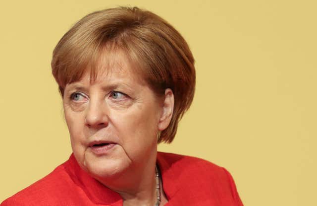 German Chancellor Angela Merkel (Matt Cardy/PA)
