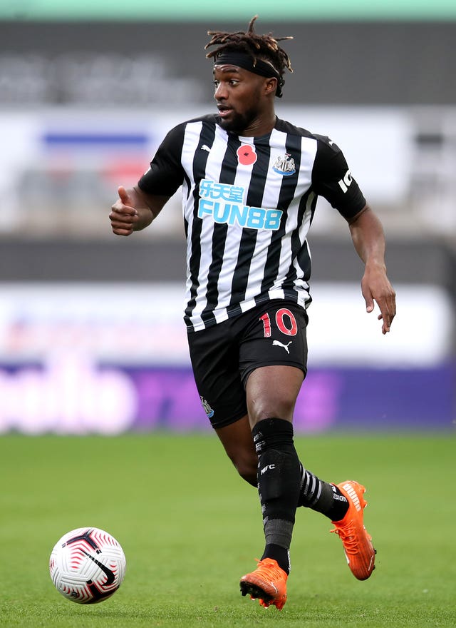 Allan Saint-Maximin is still missing as he continues his recovery from coronavirus
