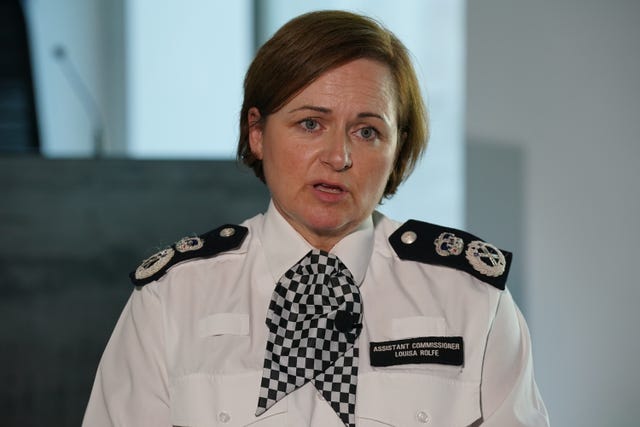 Metropolitan Police Assistant Commissioner Louisa Rolfe