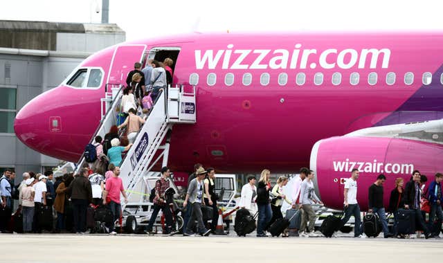 Wizz Air plane 