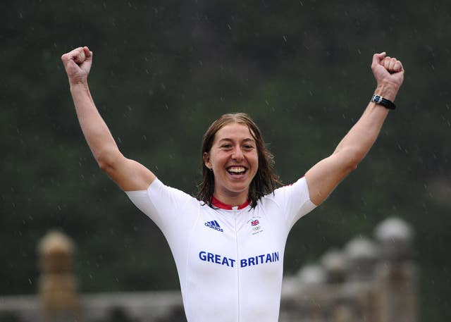 Nicole Cooke won the first of eight golds for Britain’s cyclists at the Beijing Olympics