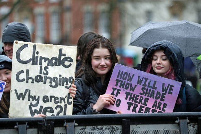 Climate protest in Bristol