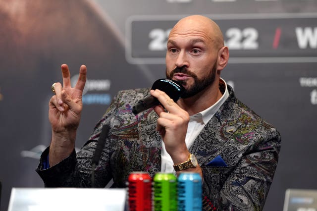 Tyson Fury and Dillian Whyte Press Conference – Wembley Stadium