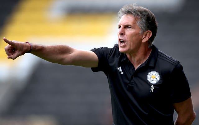 Claude Puel was appointed Leicester boss last October (Nick Potts/PA)