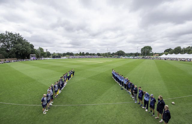 Yorkshire held a minute's silence ahead of their one-day match with Hampshire